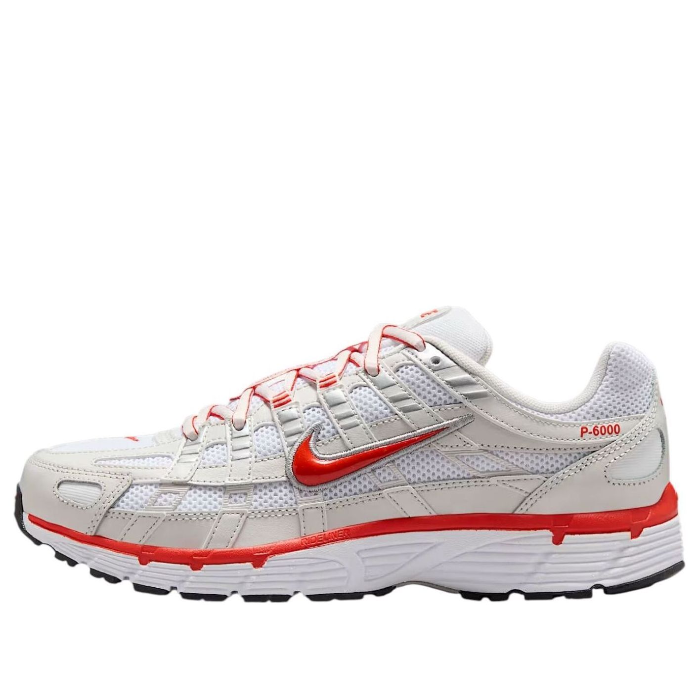 Кроссовки (WMNS) Nike P-6000 'White Platinum Tint Picante Red'