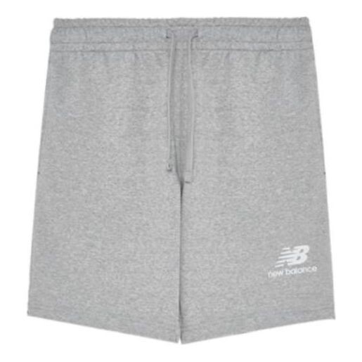 

Шорты Essentials, шорты из французского трикотажа с логотипом New Balance, серый