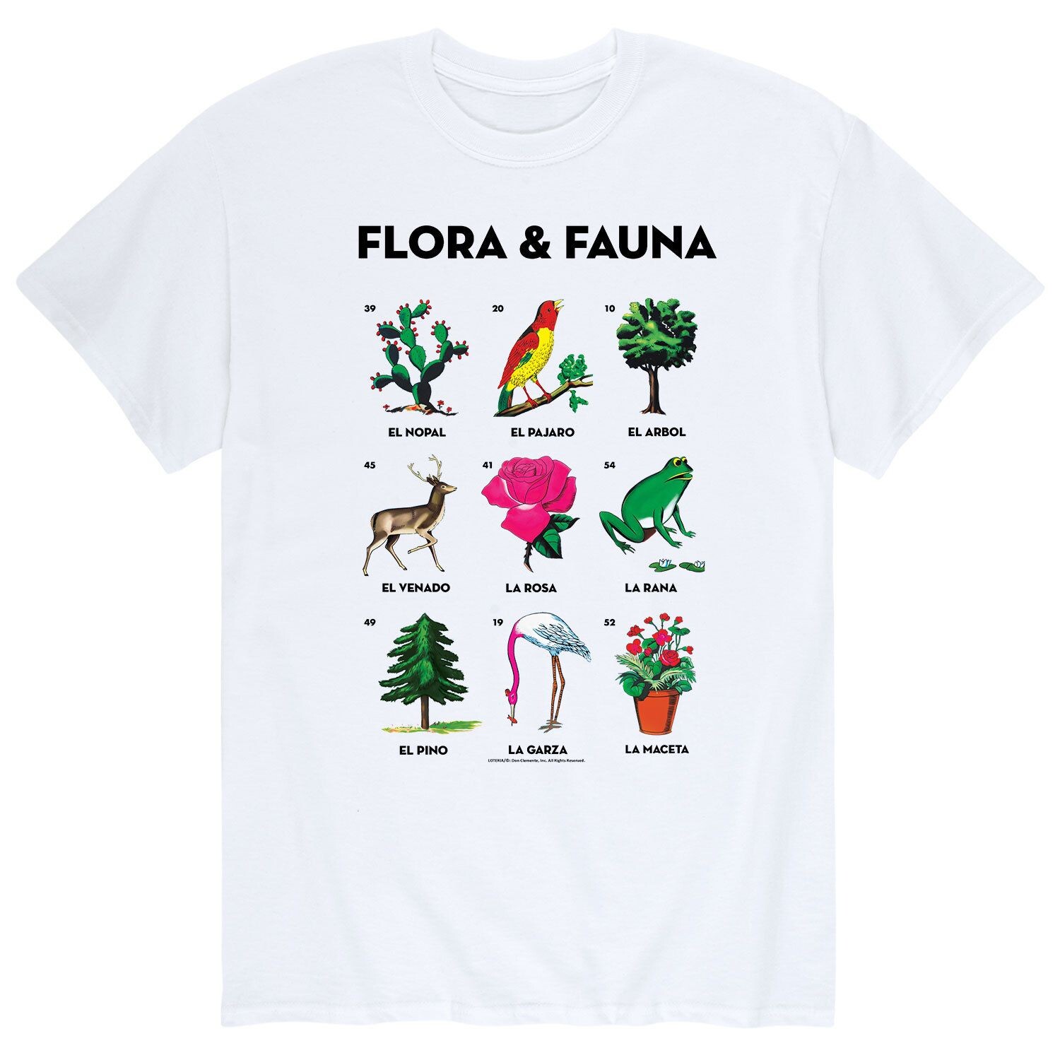 

Мужская футболка Loteria Flora Fauna Licensed Character