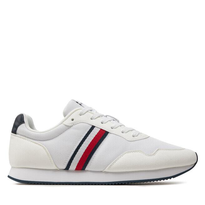 

Кроссовки Tommy Hilfiger Lo Runner Mix FM0FM04958 White YBS, белый