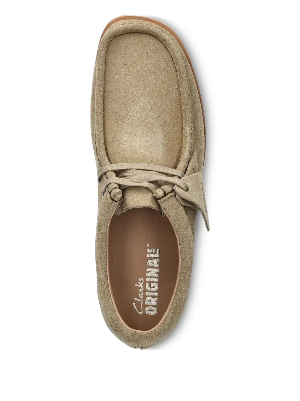 Замшевые туфли на шнуровке Clarks Originals, нейтральный — фото 2