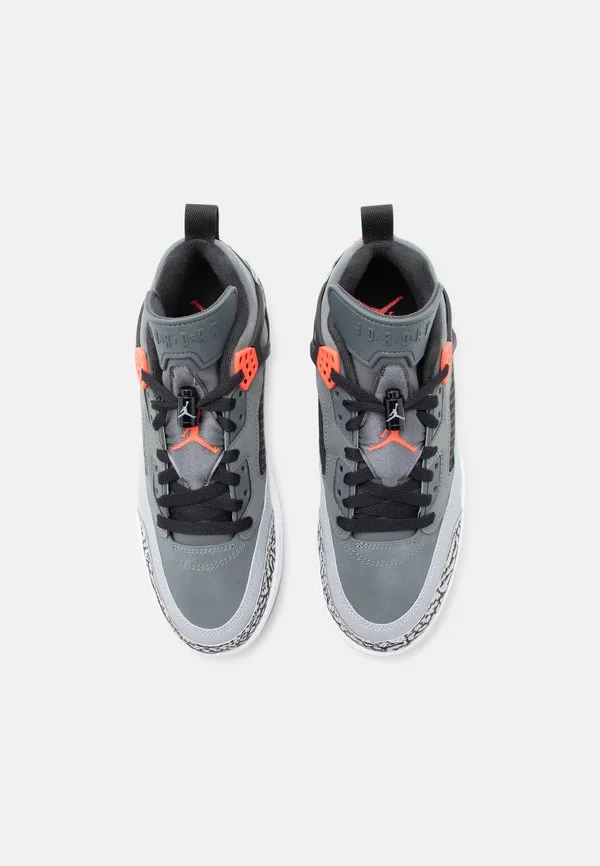 Тренеры spizike Jordan, Dark Grey/Infrared/Black/Cement Grey/White — фото 4