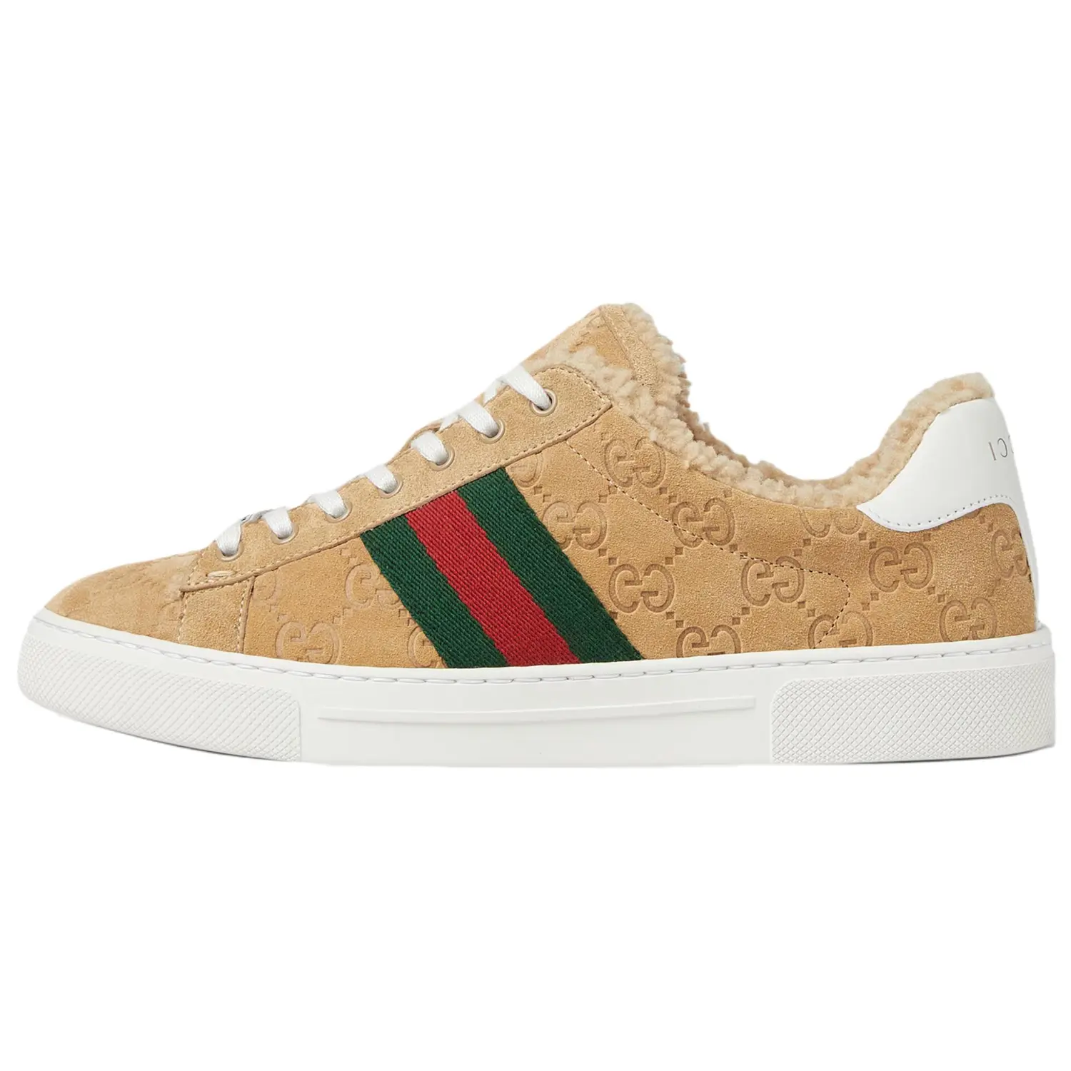 ACE Скейтборд Кроссовки женские низкие бежевый Gucci
