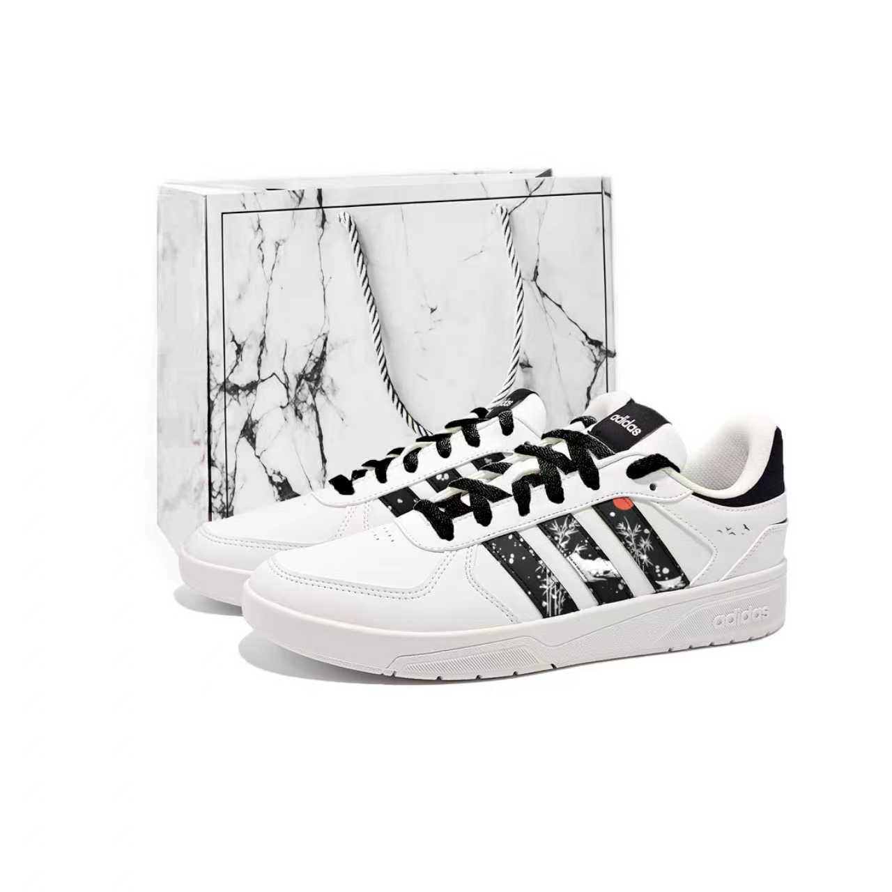 

Adidas Neo Мужские низкие скейтборд-кроссовки Courtbeat, красные