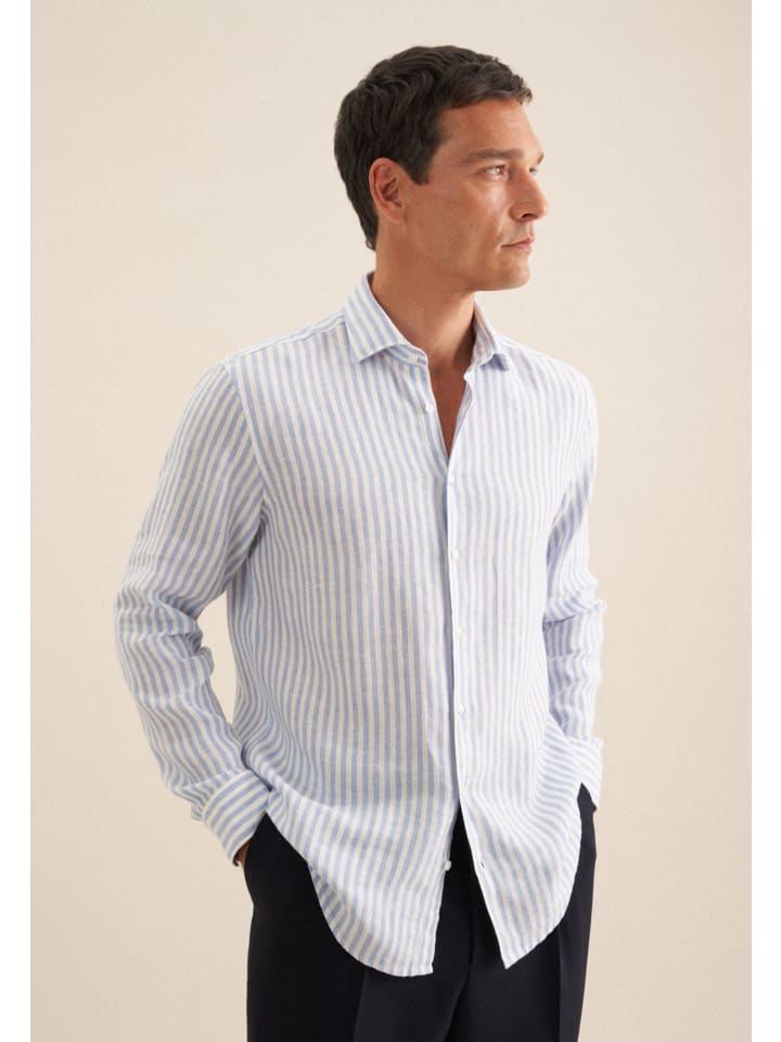 

Рубашка Seidensticker, светло-синий