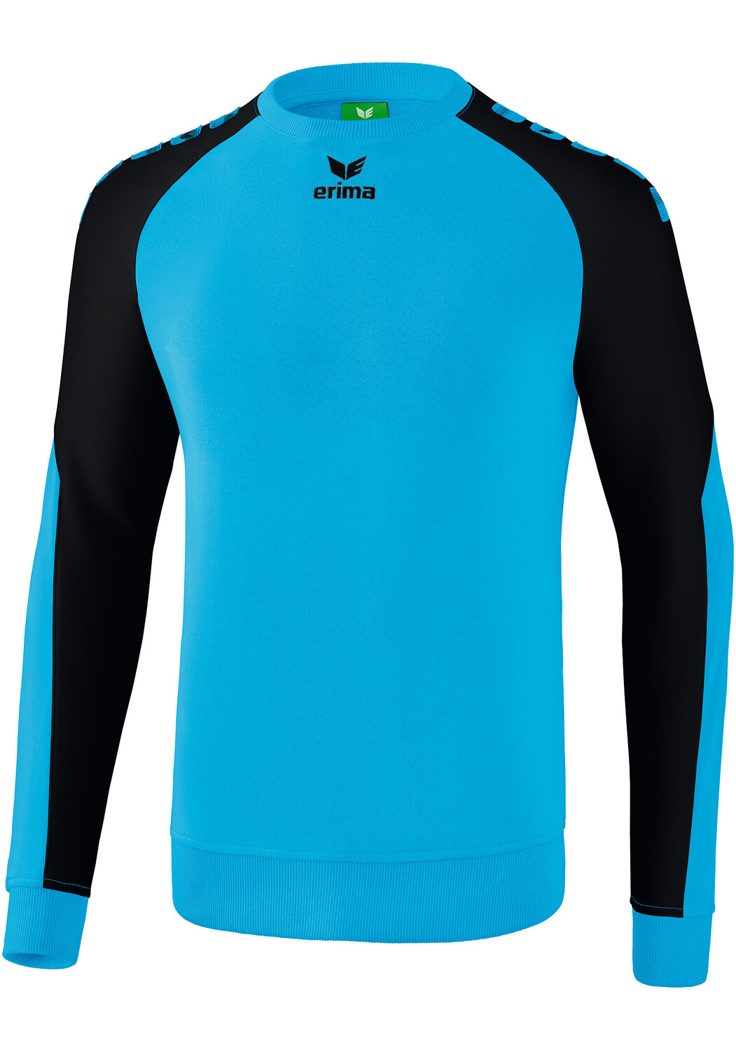 

Спортивная футболка erima Essential 5 C Sweatshirt, кюрасао/черный