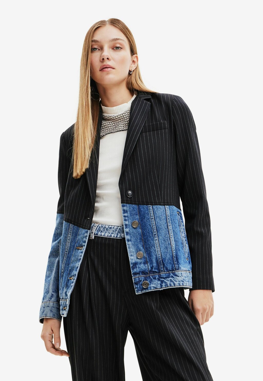 

Пиджак Desigual HYBRID, цвет Blue