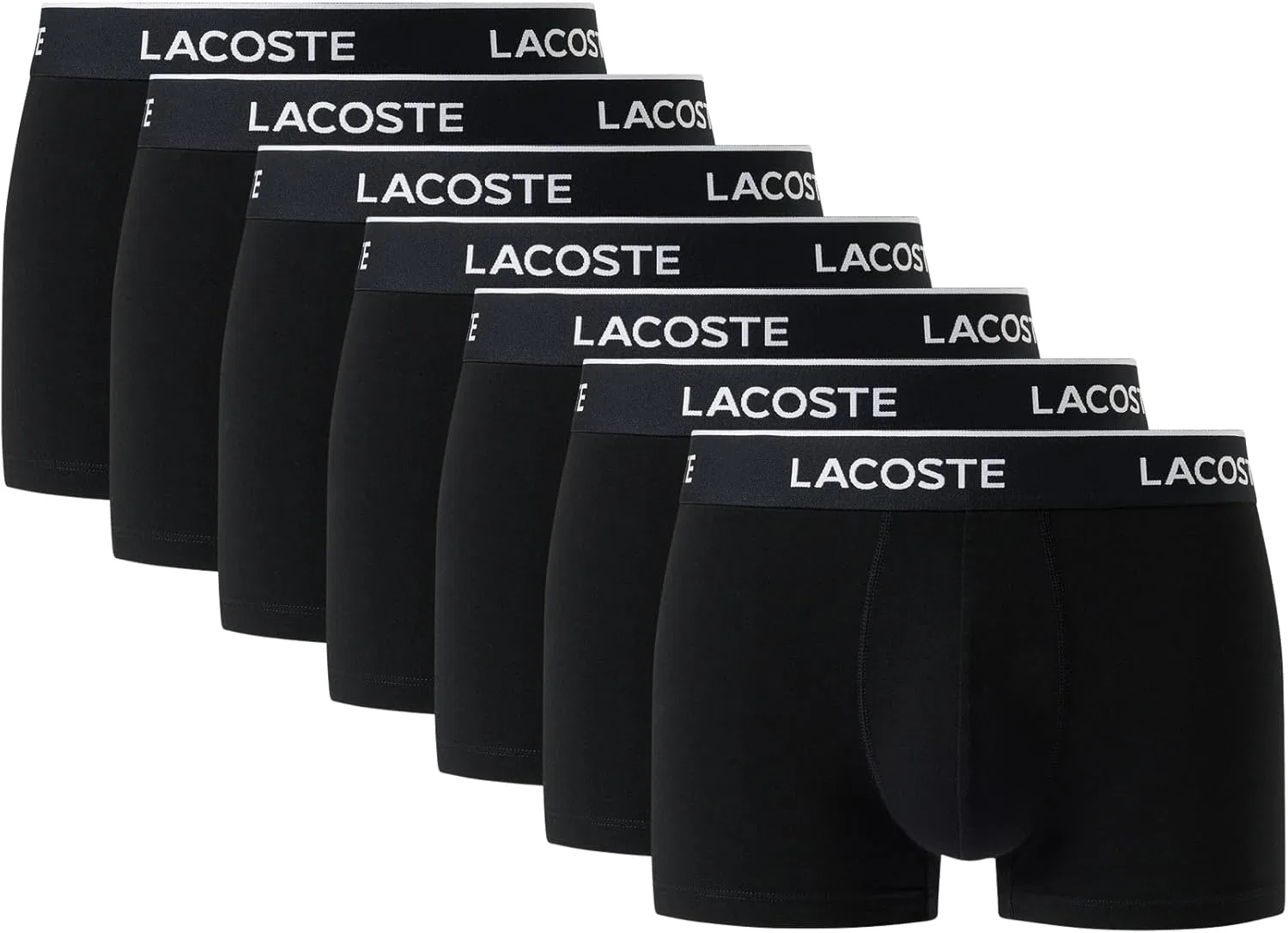 Трусы Lacoste Black With Black Waistbands