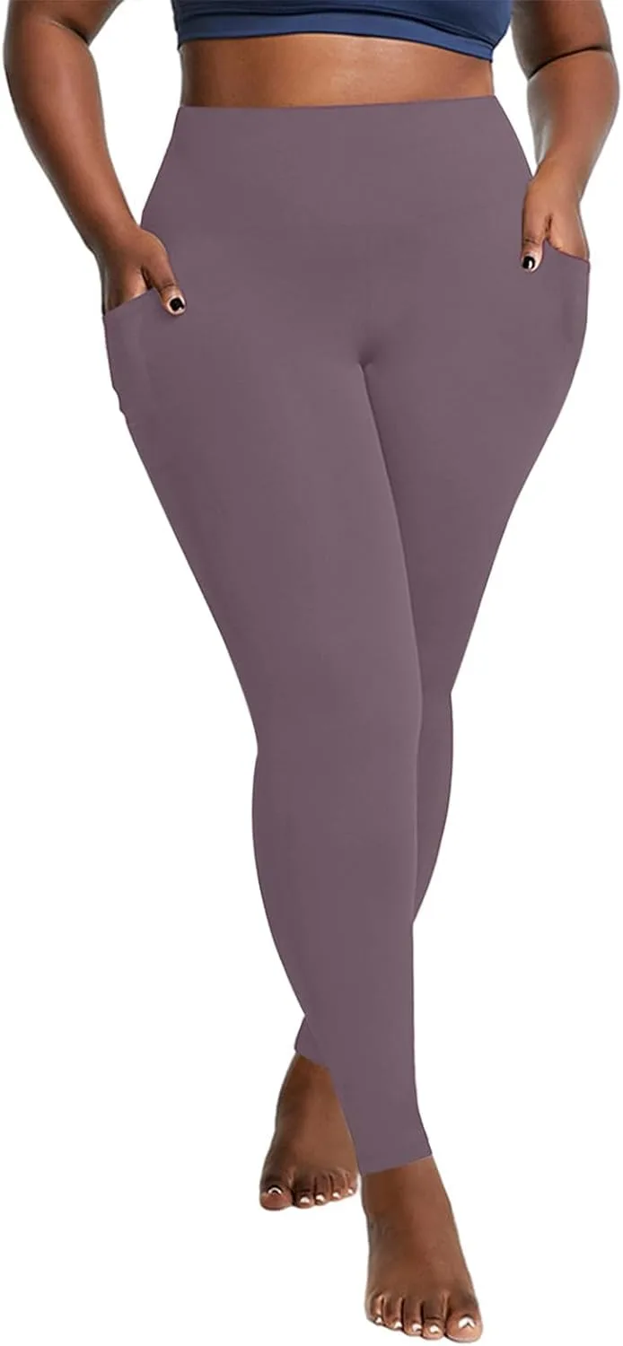 

Леггинсы Plus Size с карманами для женщин, High Waisted, Buttery Soft Zzalalana