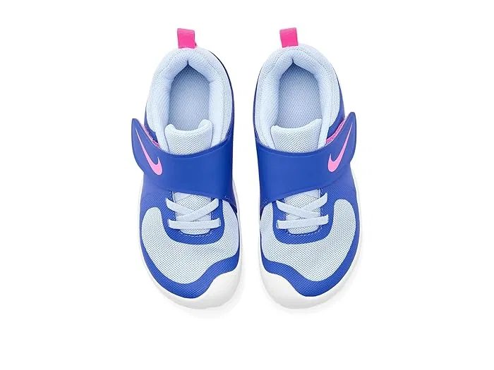 Кроссовки беговые Swoosh 1 Essential Nike Kids, Medium Blue/Pink Glow/Hydrogen Blue — фото 3