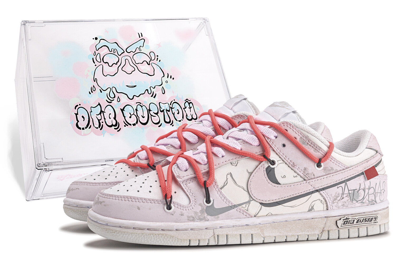 

Кроссовки Nike Dunk Skateboard Shoes Men Low-Top Purple