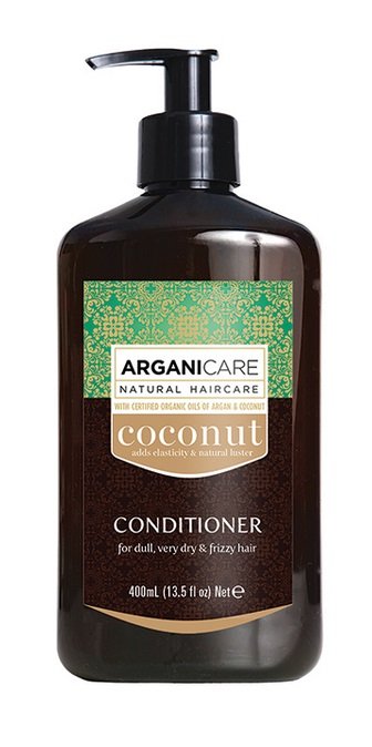 Питательный шампунь + кондиционер для волос Arganicare Coconut, набор 400 мл — фото 2