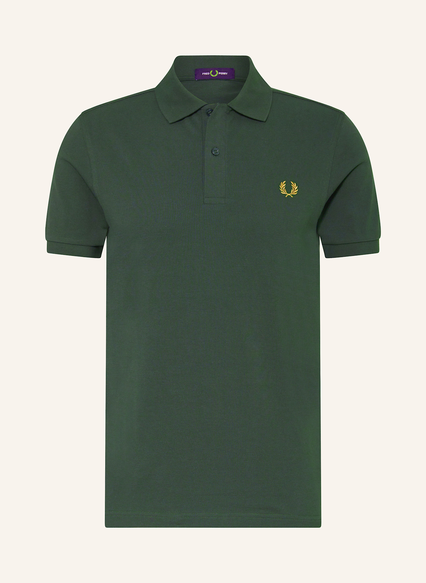 

Рубашка поло из пике Fred Perry, зеленый