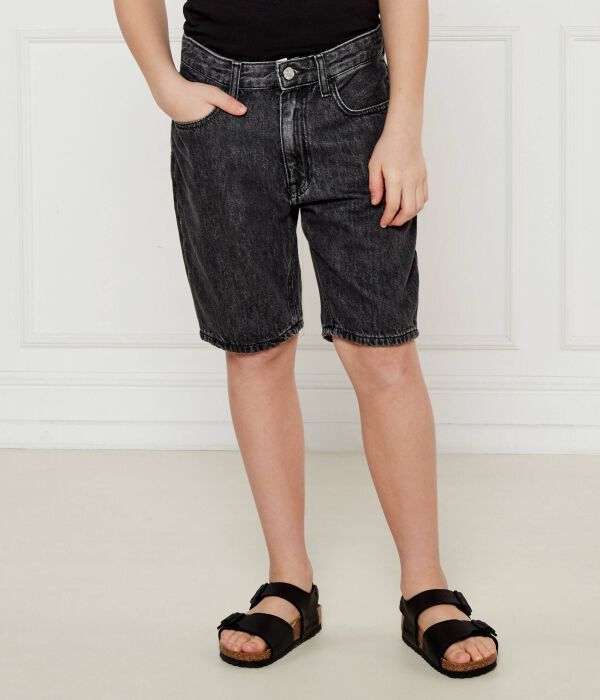 

Джинсовые шорты Regular fit Calvin Klein Jeans, черный