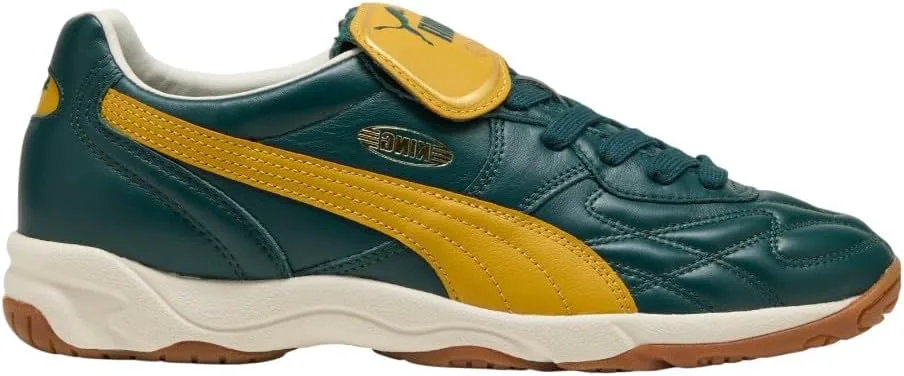 Мужские кроссовки PUMA King Indoor на шнуровке повседневные - зеленые, зеленый