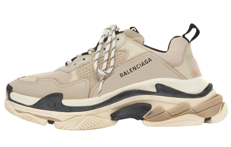 Кроссовки Balenciaga Triple S Daddy Shoes Beige/Black Women's