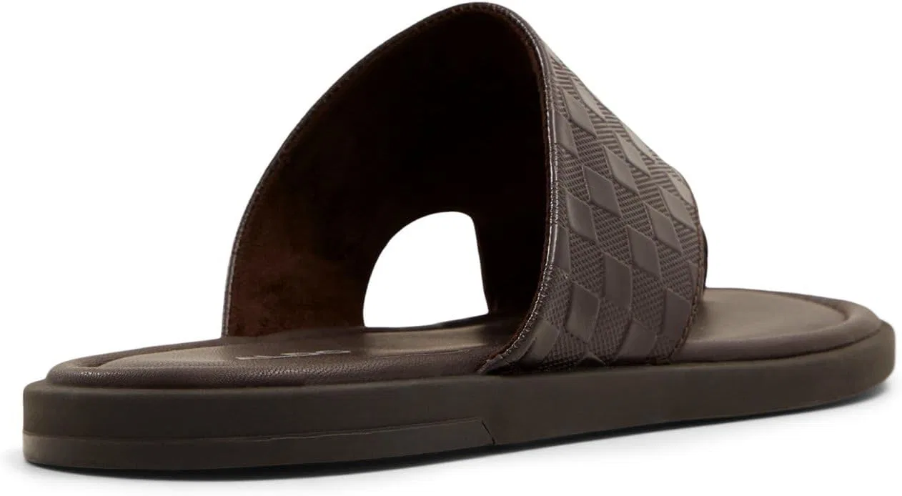 Мужские сандалии ALDO Seif на плоской подошве, Dark Brown — фото 3