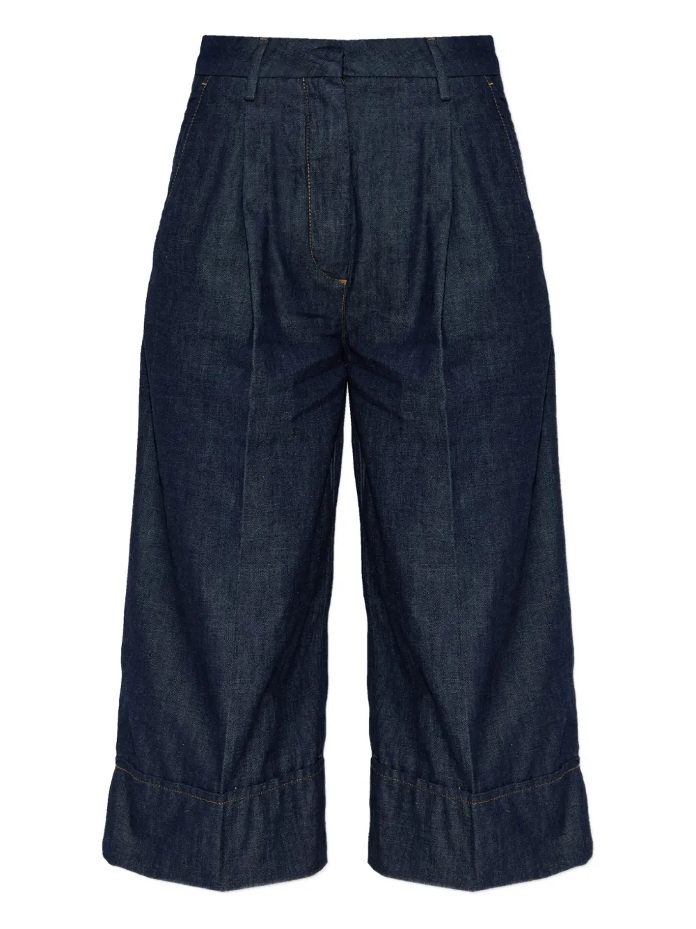 

Джинсы с деталями в виде складок MUNTHE, синий