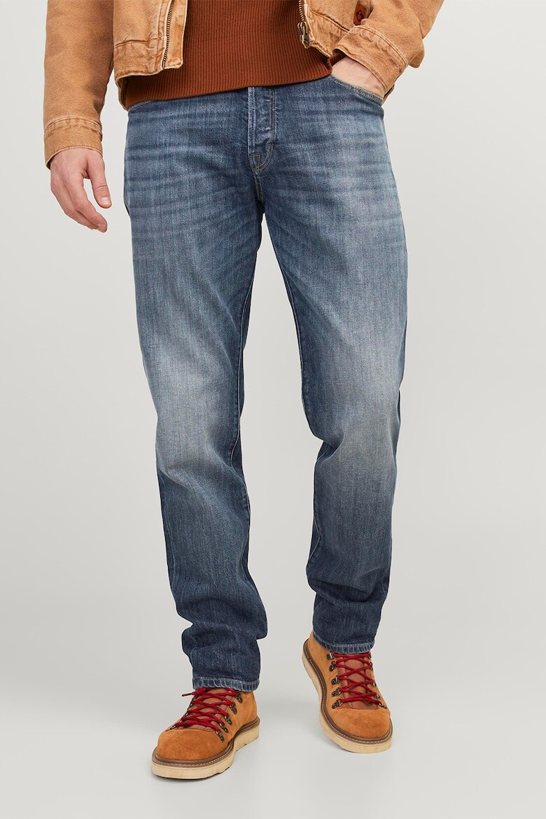 

Хлопковые джинсы со средней посадкой Jack & Jones, синий
