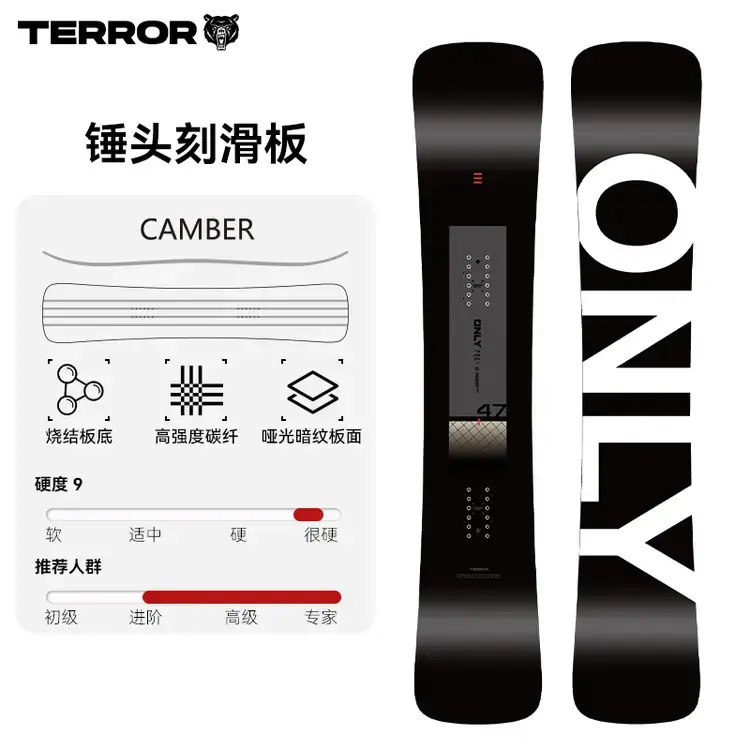 

JONES Профессиональный карвинговый сноуборд Lengshan, широкий гоночный, из углеродного волокна, 162 см