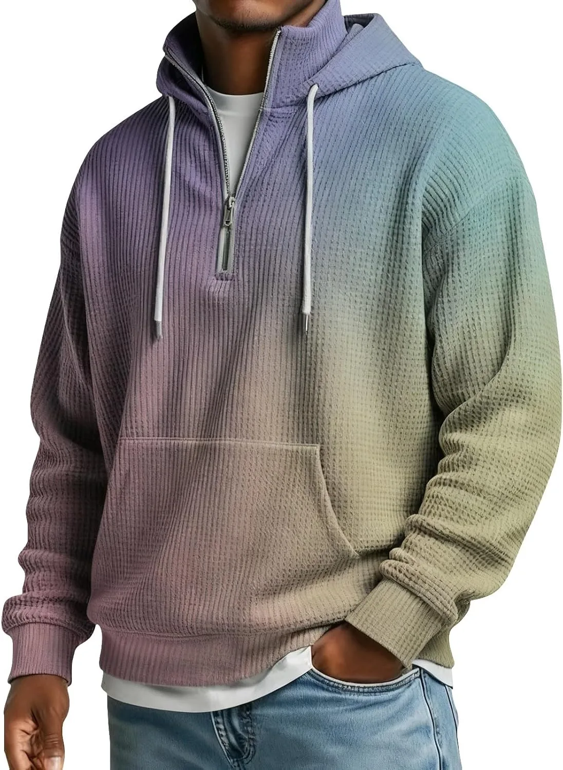 

Толстовка с капюшоном Mokaloha, мужская, с карманами, длинный рукав