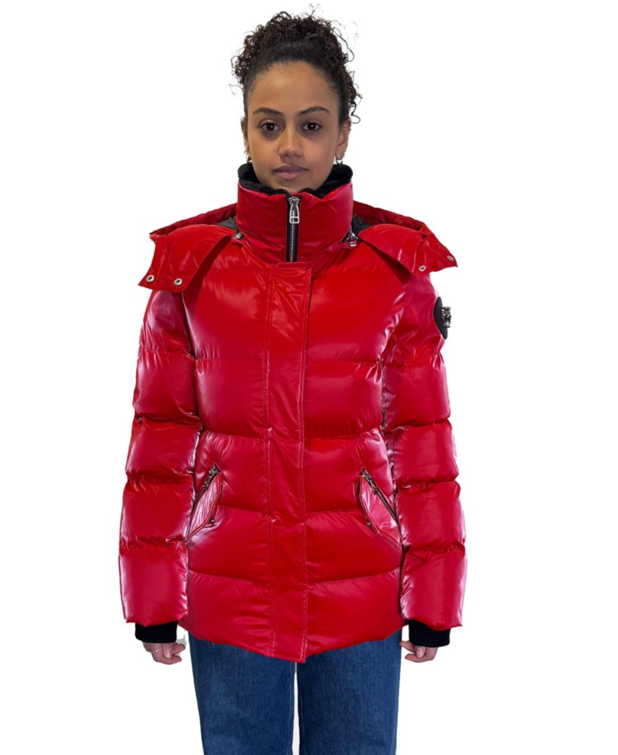 

Женское стеганое пальто Bumnester Woodpecker, All wet red