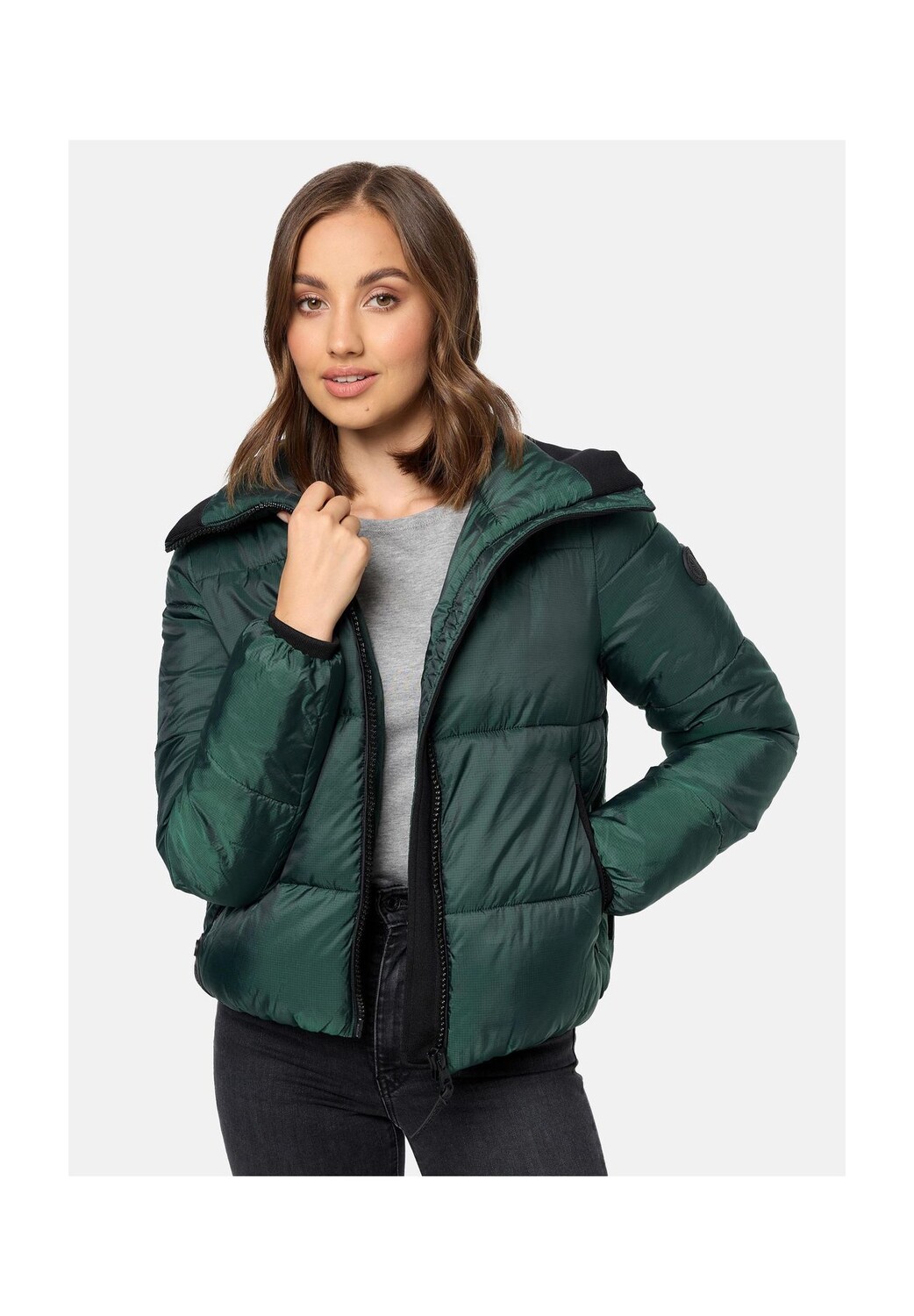 

Стеганая куртка падающие звезды NAVAHOO, цвет Forest Green