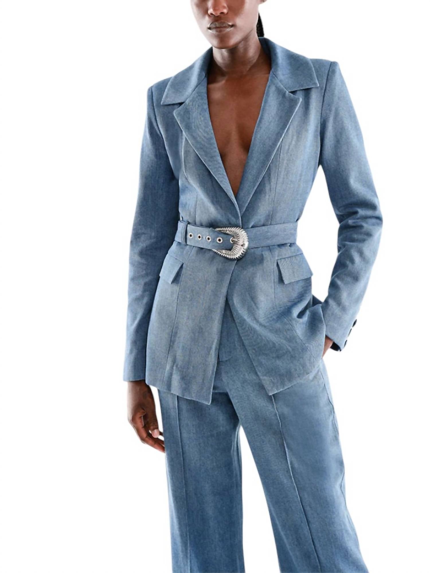 

Джинсовый пиджак Dominga AS by DF, цвет denim