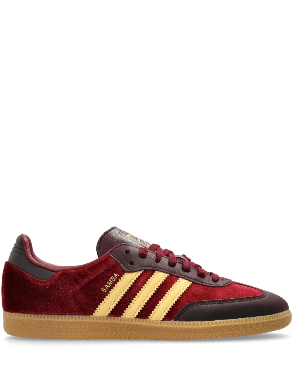 Бархатные кроссовки Samba OG Adidas, красный
