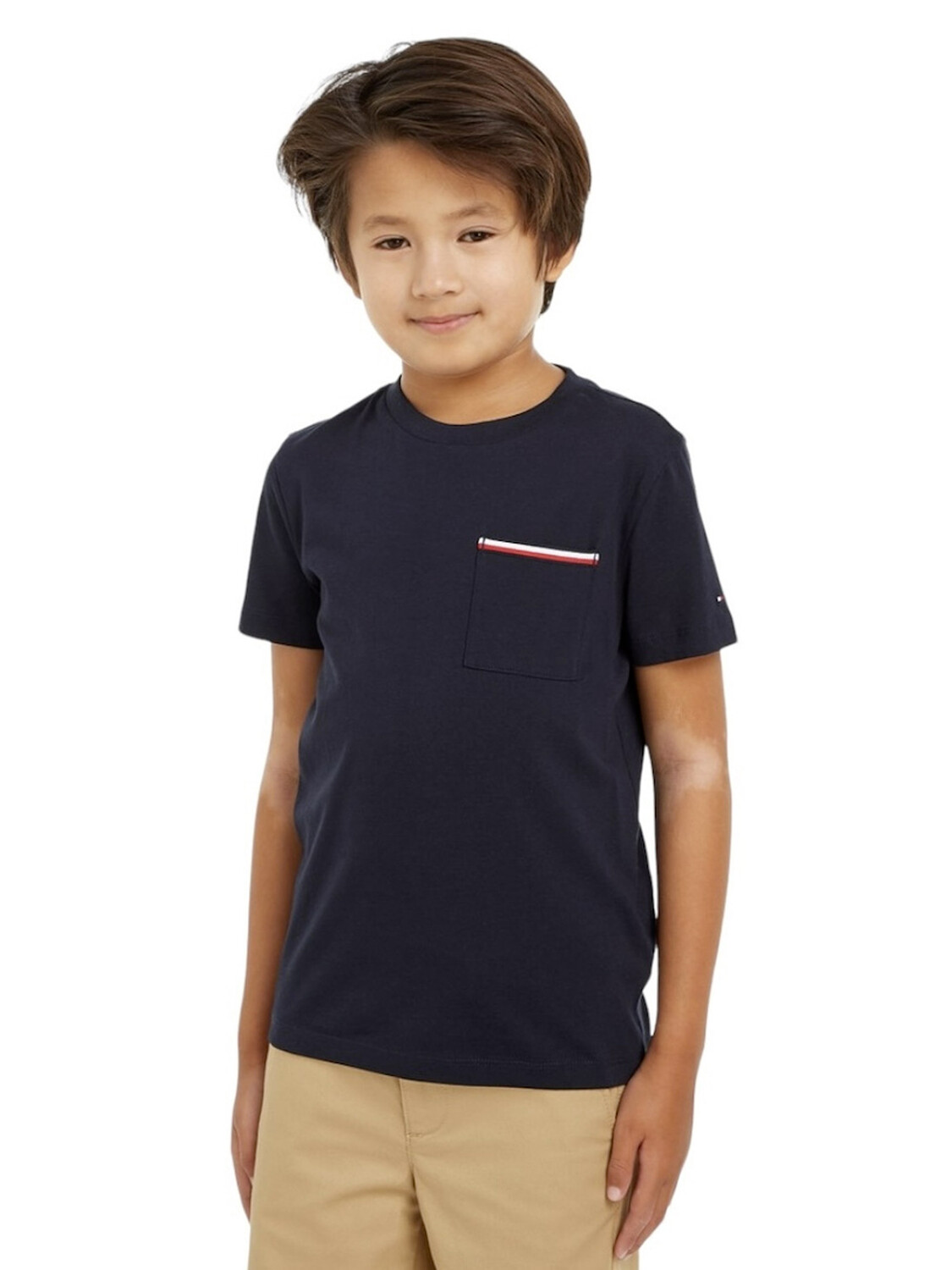 

Футболка hilfiger t-shirt con taschino per ragazzi Tommy, синий