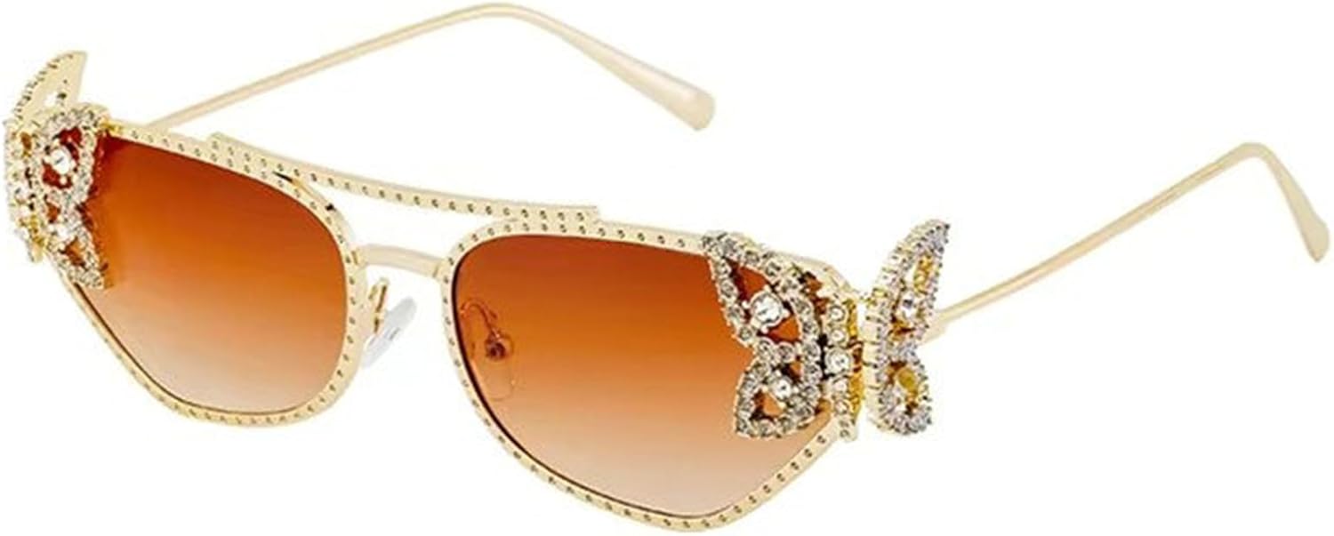 

Солнцезащитные очки Willochra Fashion Triangle Diamond Cat Eye для женщин и мужчин в стиле панк с металлической оправой для вечеринок, модные солнцезащитные очки UV400, C5