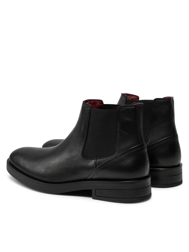 Ботинки Челси Tommy Hilfiger Chelsea Premium Hilfiger Tl Lth Chelsea FM0FM05185 Negro, черный — фото 3