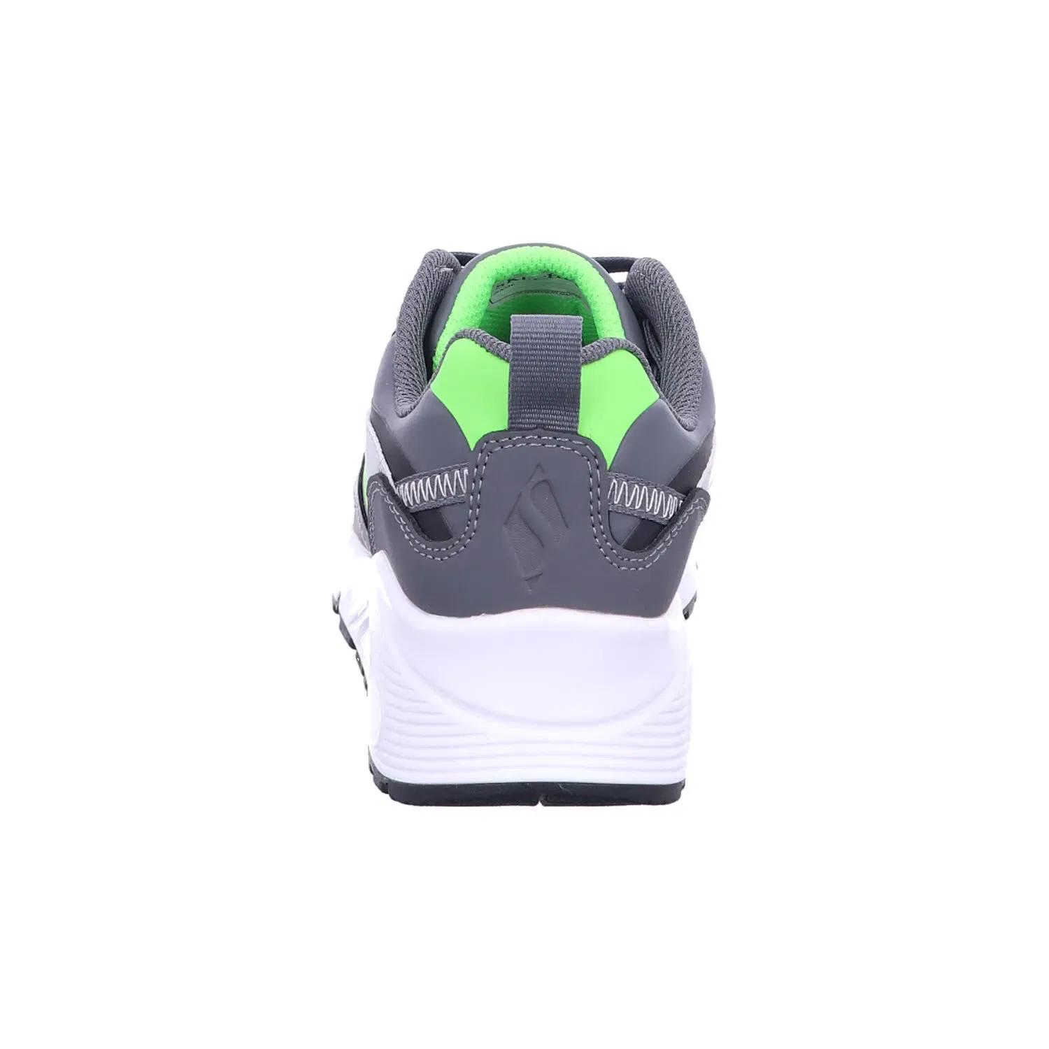 Кроссовки детские на платформе Skechers, серый — фото 4