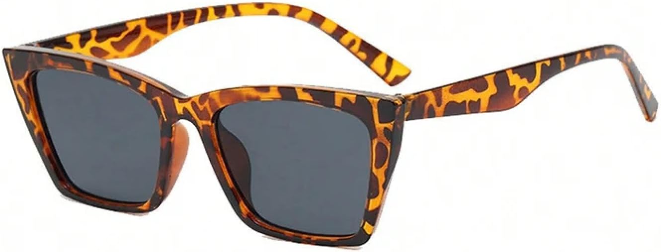 

Солнцезащитные очки с защитой от УФ-излучения UV400 | Маленькая оправа «кошачий глаз» | Для женщин и мужчин, для занятий спортом на открытом воздухе и вождения DSVIGF, Leoaprd