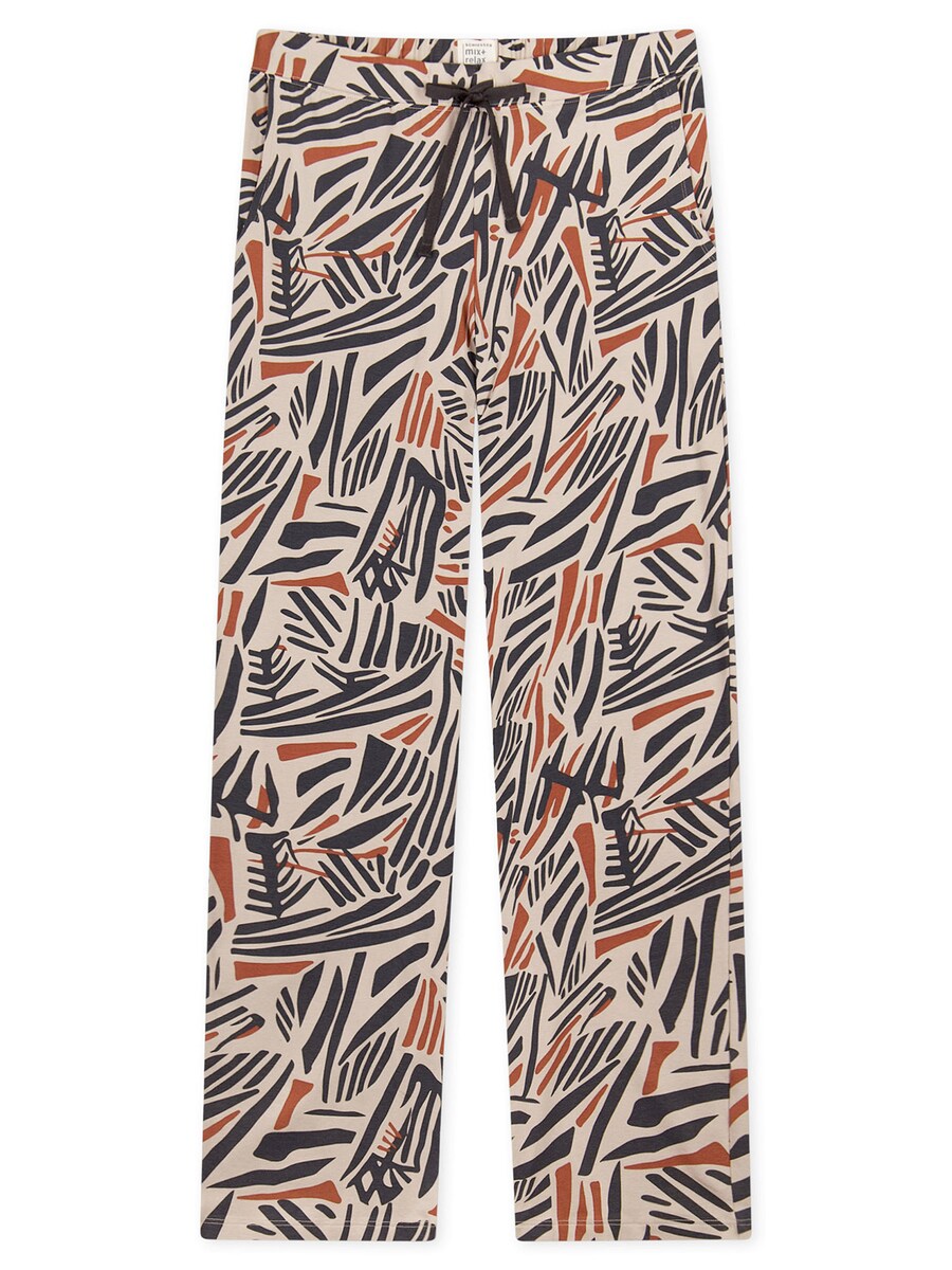 

Пижамные брюки SCHIESSER Mix & Relax, цвет Beige/Black