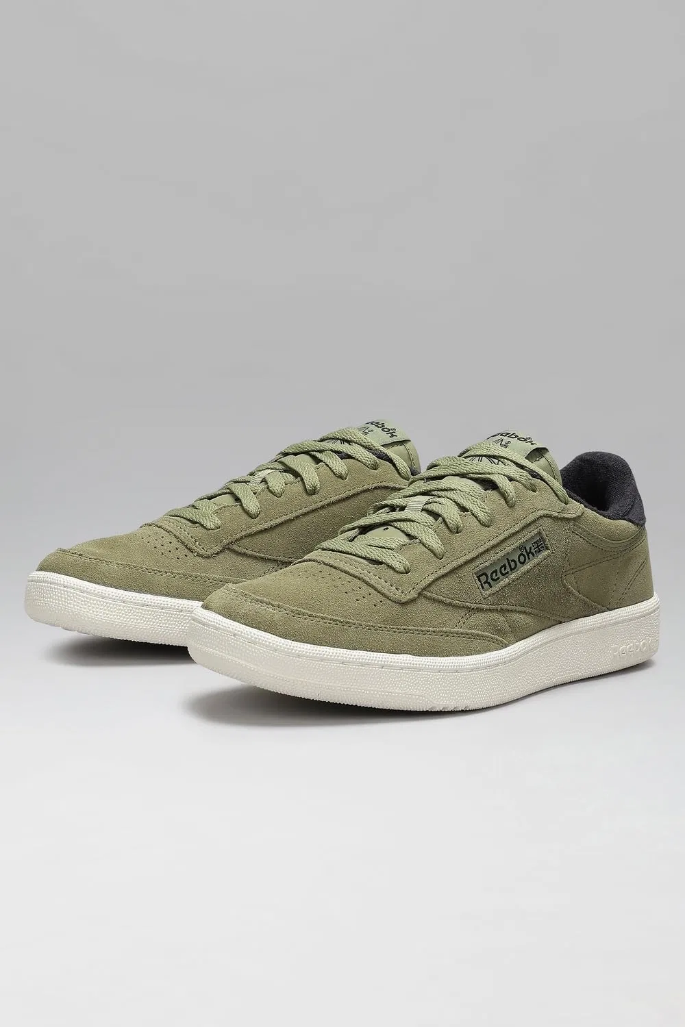 Кроссовки мужские Reebok Workout Low Classic, Grittygreen Black Chalk — фото 4