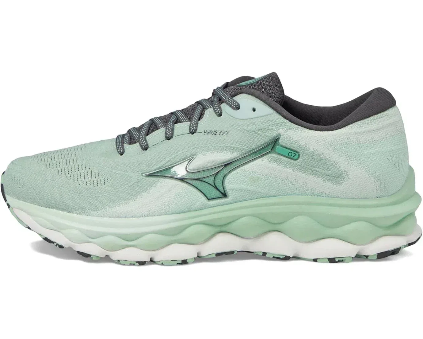 Кроссовки Wave Sky 7 J1GC230253 Granite Green DWA3293 Mizuno — фото 2