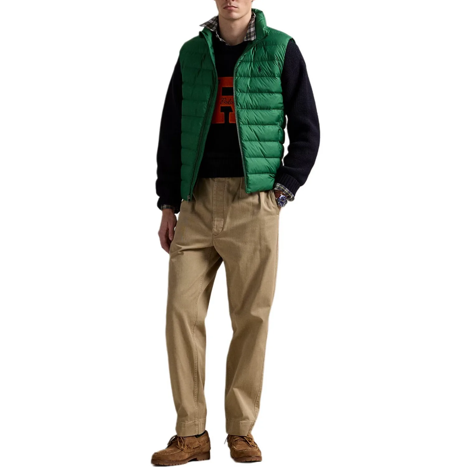 Жилет Polo Pony Polo Ralph Lauren, Nouveau Forest Green — фото 3