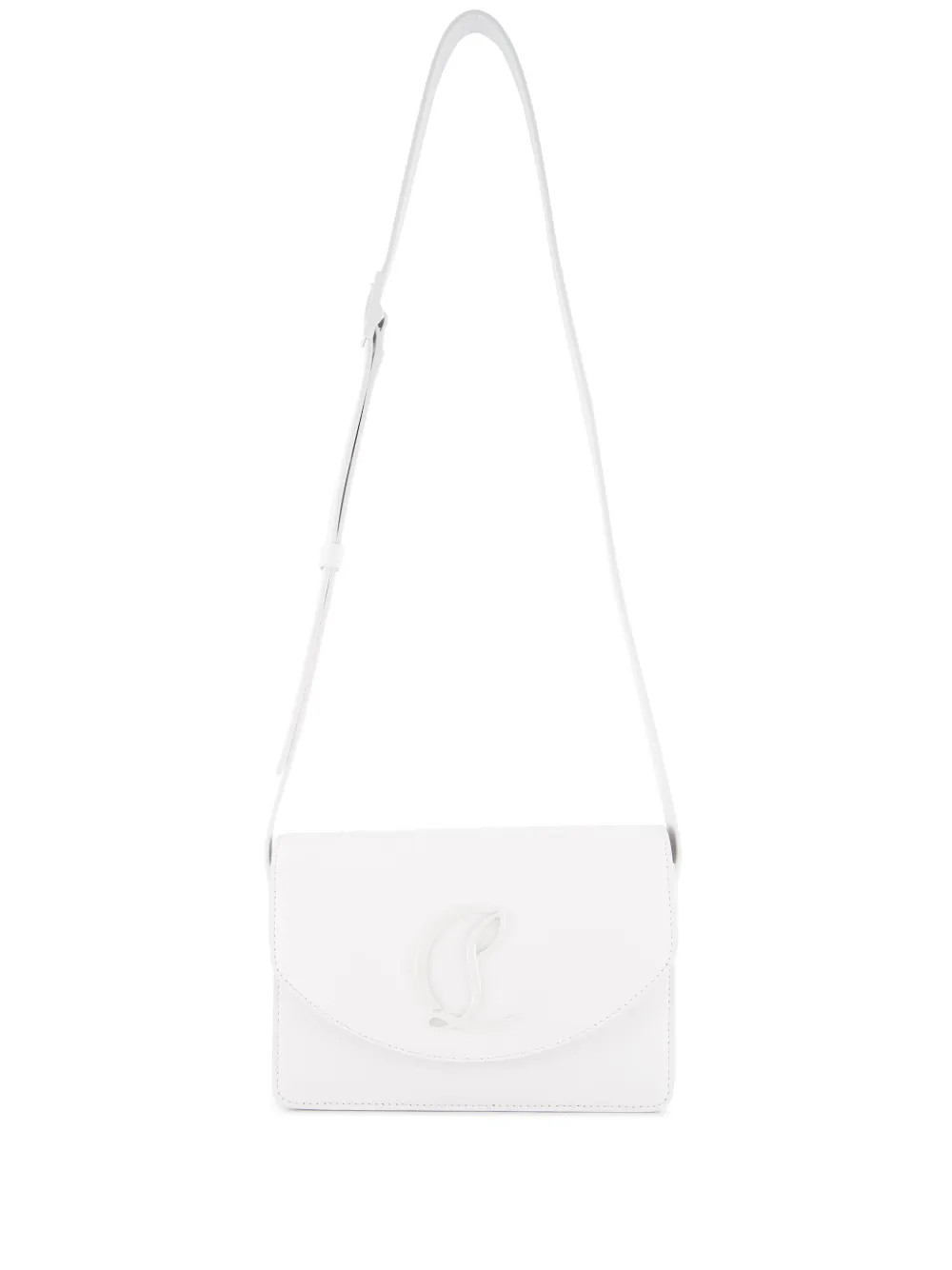 

Маленькая сумка через плечо Loubi54 Christian Louboutin, белый