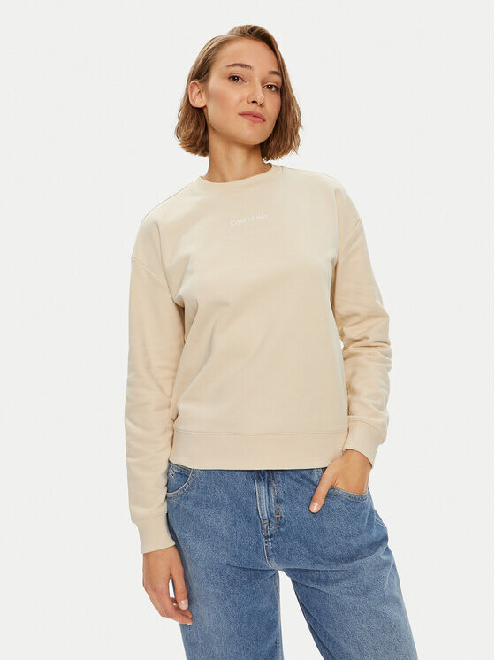 

Толстовка regular fit Calvin Klein, бежевый