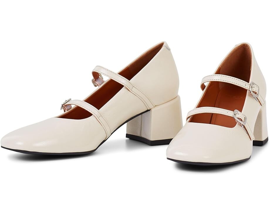

Туфли Vagabond Shoemakers Adison Patent Leather Maryjane Heel, цвет Cream