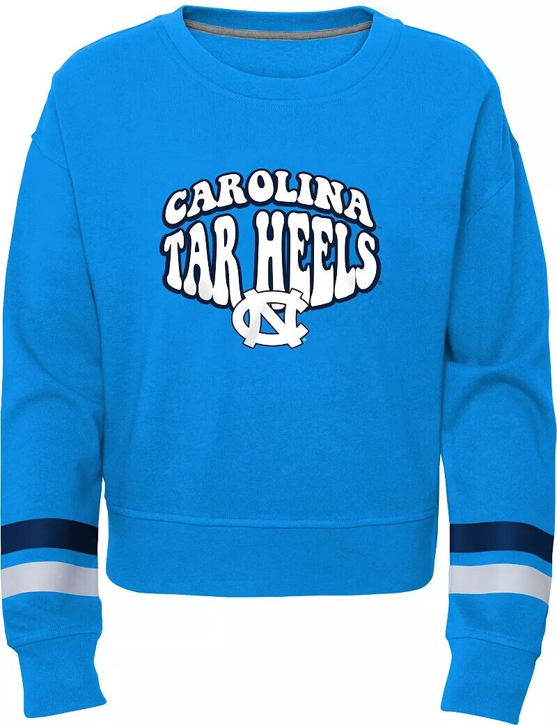 

Gen2 Толстовка для девочек North Carolina Tar Heels Carolina Blue в стиле 70-х с флисовым круглым вырезом