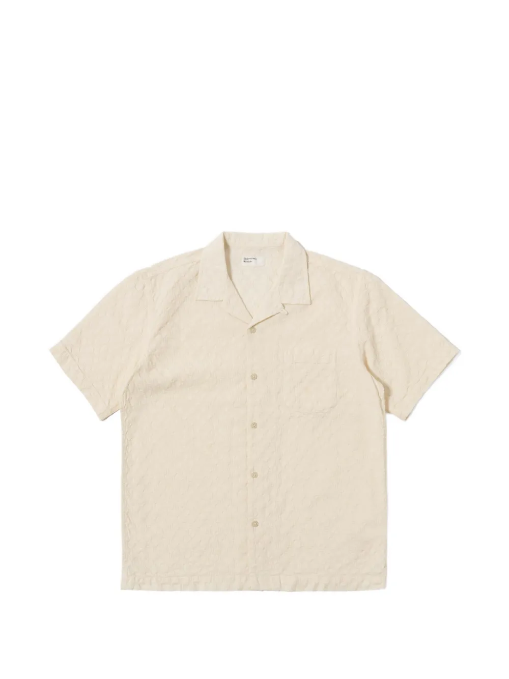 

Фактурная рубашка с короткими рукавами Universal Works, бежевый