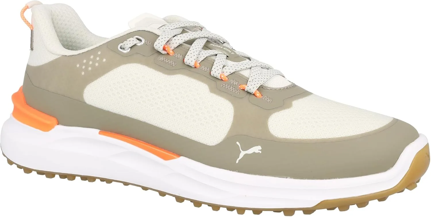 Мужские гольф-кроссовки PUMA Ignite Elevate X, оранжевый/серый — фото 3
