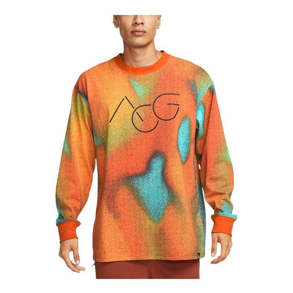 

Толстовка Nike ACG Allover Print Long-Sleeve Tee 'Tour Yellow', желтый