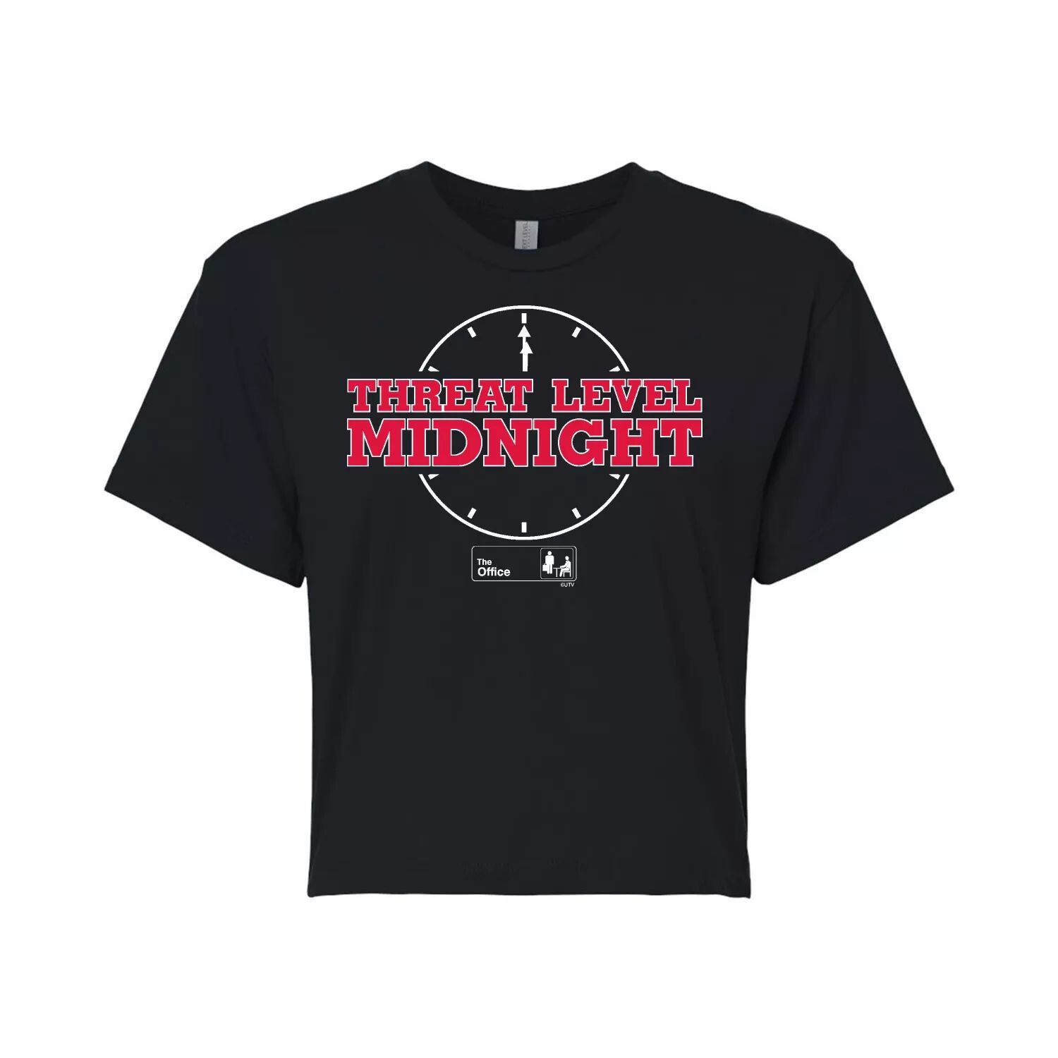 

Укороченная футболка The Office Midnight для юниоров Licensed Character, черный