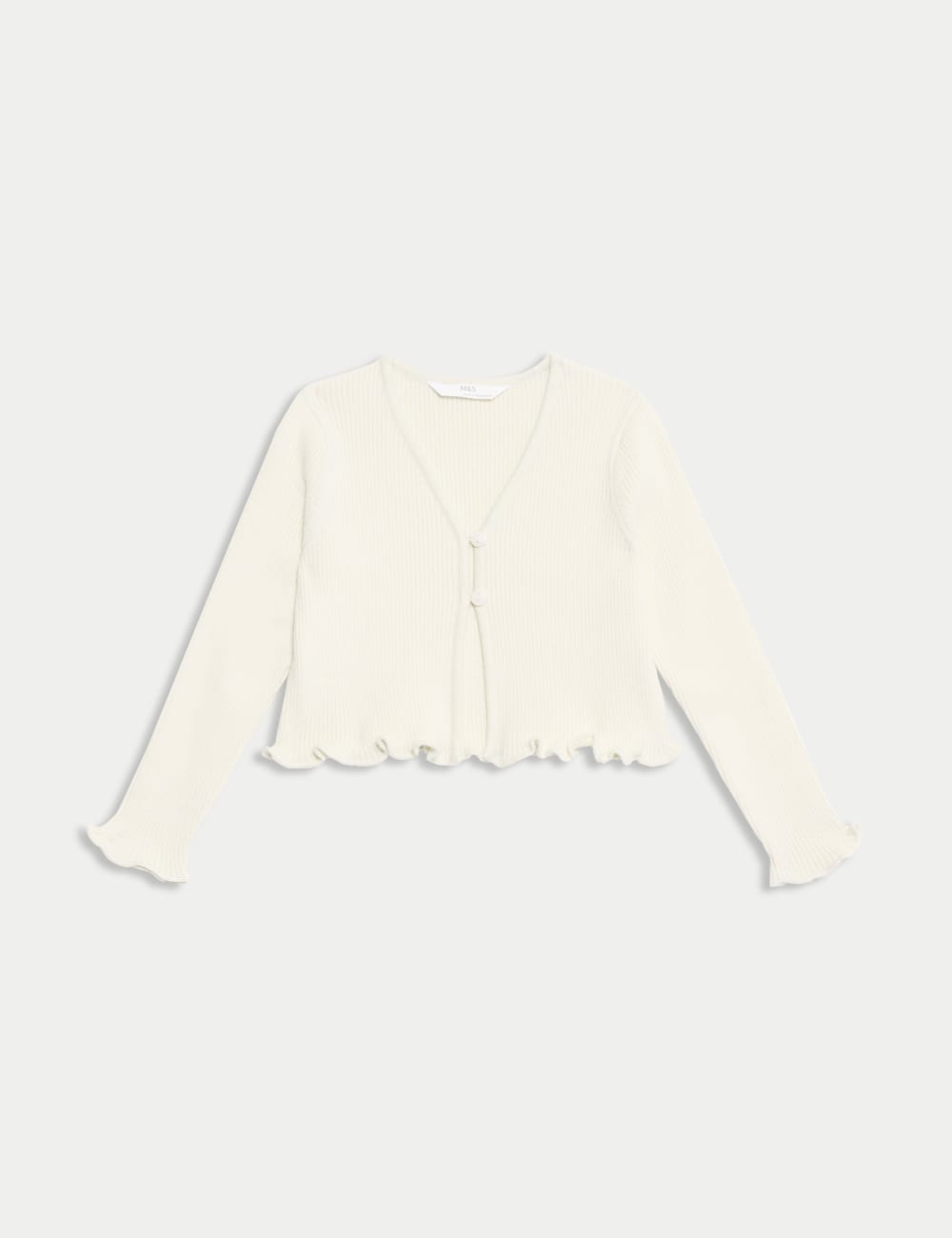 

Кардиган в рубчик Marks & Spencer, слоновая кость