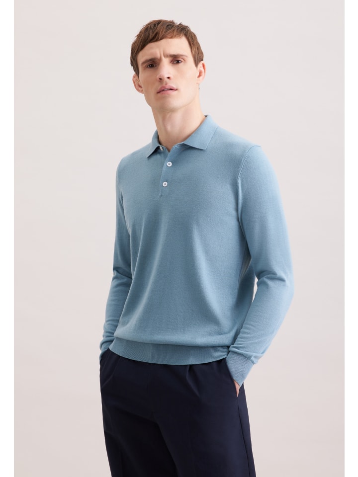 

Seidensticker Обычный пуловер зеленого цвета