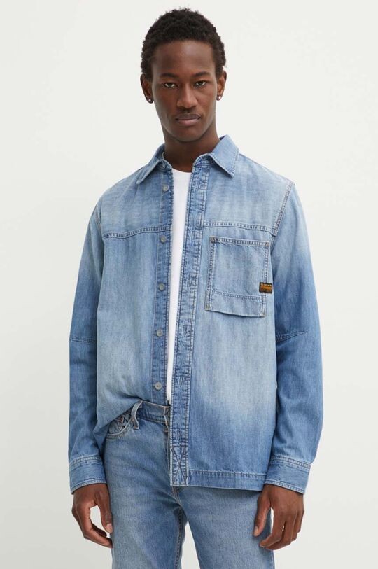 

Джинсовая рубашка G-Star Raw, синий