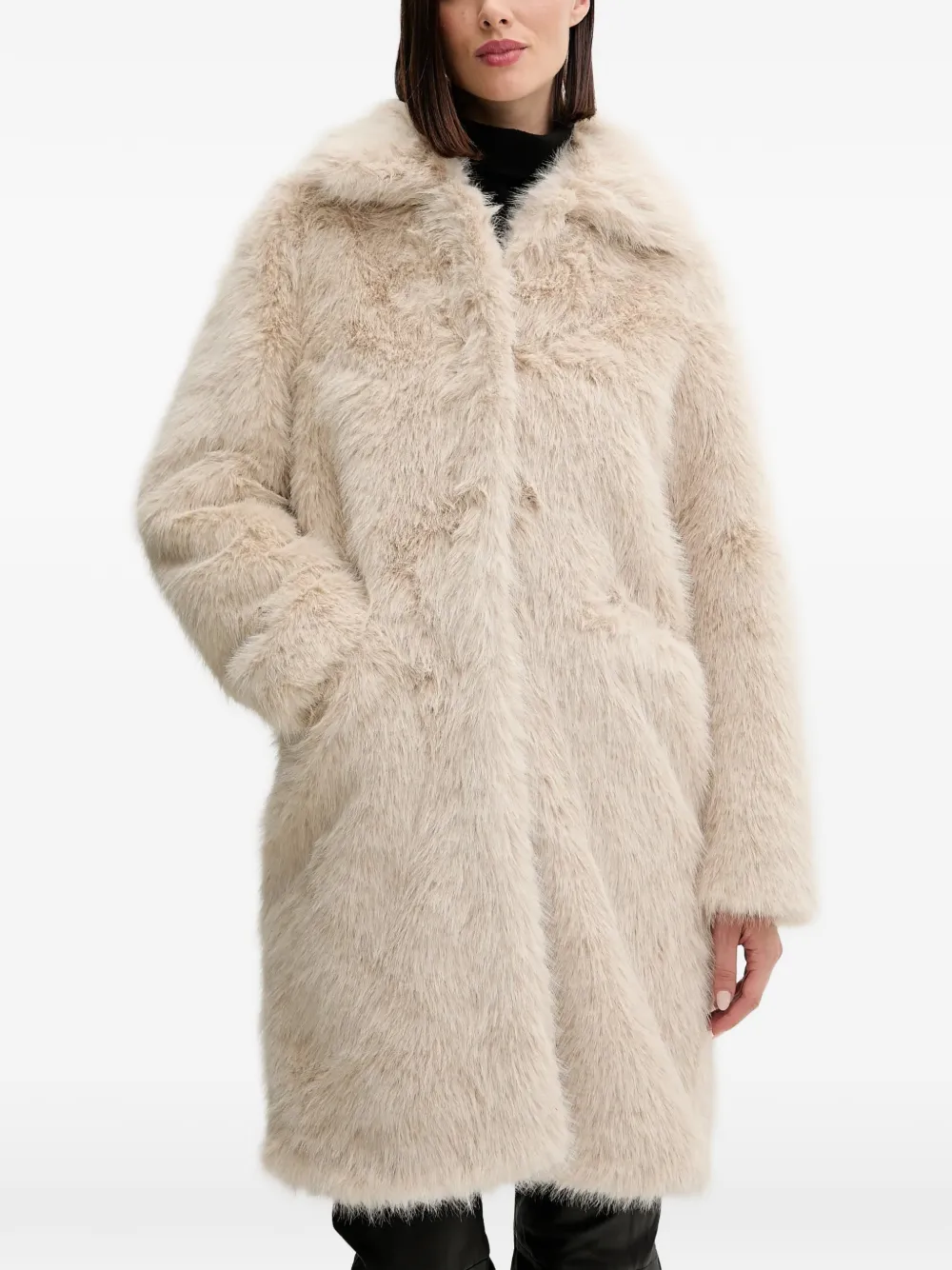 

Пальто с воротником и застежкой на пуговицы Bomboogie, бежевый